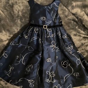 Phipps & Julie Blue Taffeta Party Dress Size 2T